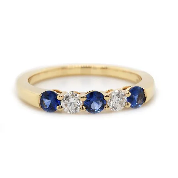 Sapphire and Diamond Band Joe Escobar Diamonds Campbell, CA