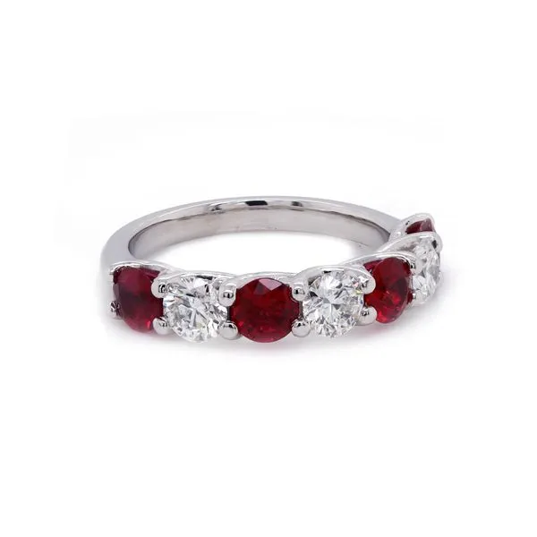 Ruby and Diamond Band Joe Escobar Diamonds Campbell, CA