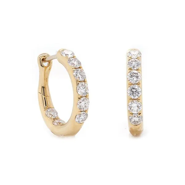 Diamond Hoop Earrings Joe Escobar Diamonds Campbell, CA