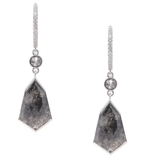 Black Diamond Drop Earrings Joe Escobar Diamonds Campbell, CA