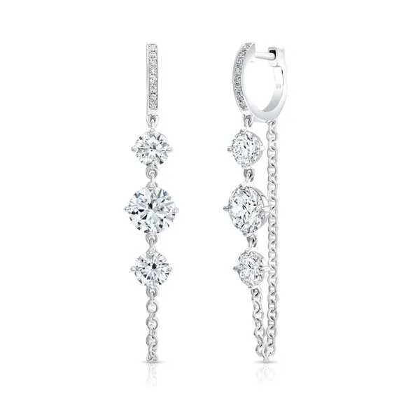 Rahaminov Diamond Drop Earrings Joe Escobar Diamonds Campbell, CA