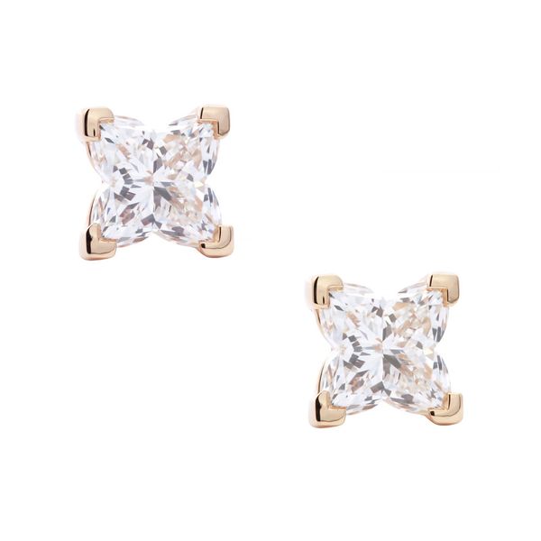 Star Cut Diamond Stud Earrings Joe Escobar Diamonds Campbell, CA