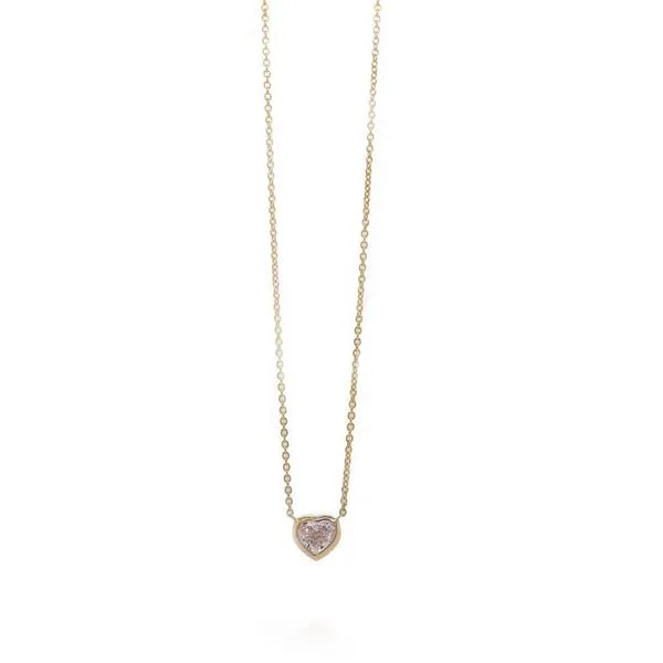 Heart Diamond Solitaire Pendant Joe Escobar Diamonds Campbell, CA