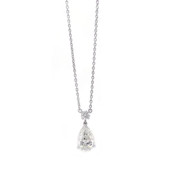 Pear Shaped Diamond Drop Pendant Joe Escobar Diamonds Campbell, CA