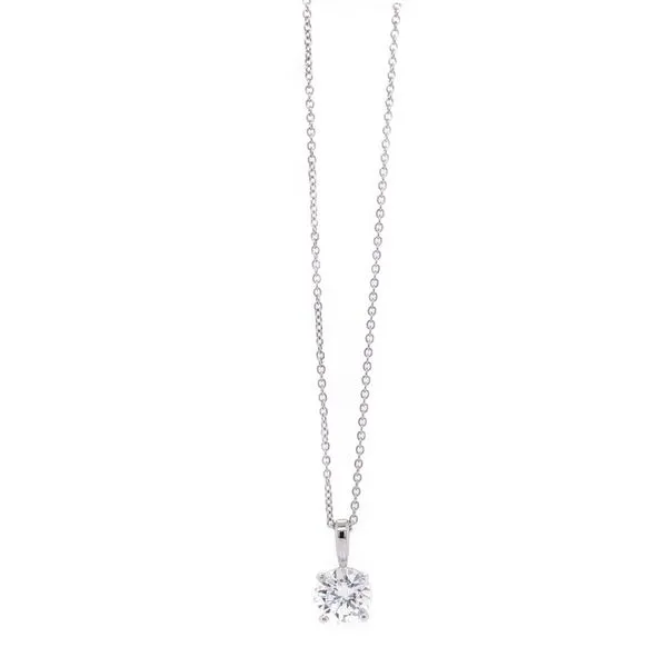 Diamond Solitaire Pendant 1.24ct Joe Escobar Diamonds Campbell, CA