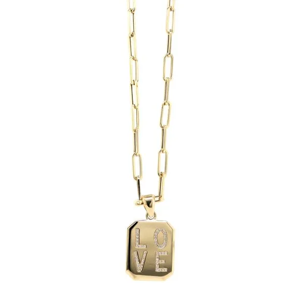 Diamond LOVE Pendant Joe Escobar Diamonds Campbell, CA