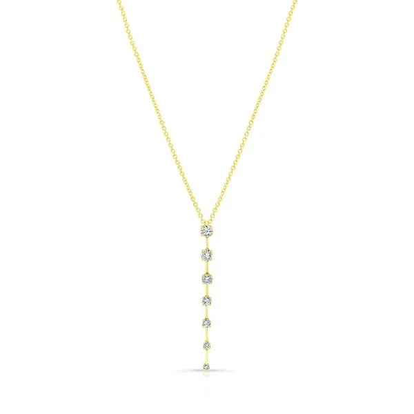 Rahaminov Design Graduated Diamond Drop Pendant Joe Escobar Diamonds Campbell, CA