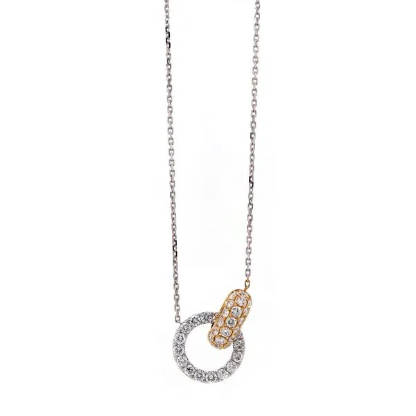 Interlocking Circle Diamond Pendant Joe Escobar Diamonds Campbell, CA