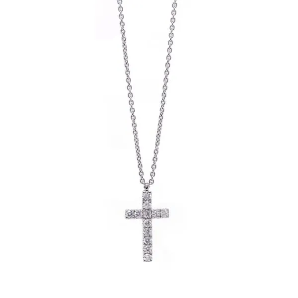 Diamond Cross Pendant 0.11ct twt Joe Escobar Diamonds Campbell, CA