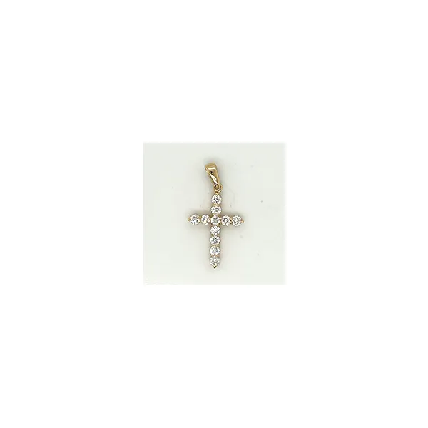 Diamond Cross Pendant 0.76ct twt Image 2 Joe Escobar Diamonds Campbell, CA