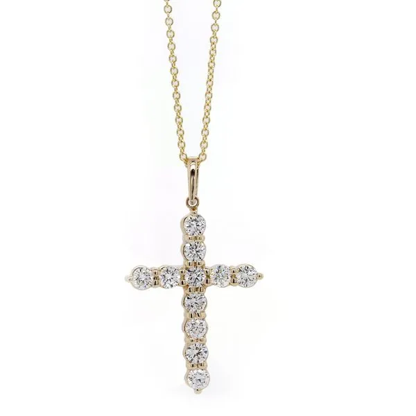 Diamond Cross Pendant 0.76ct twt Joe Escobar Diamonds Campbell, CA