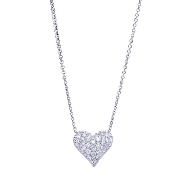 Diamond Pave Heart Pendant Joe Escobar Diamonds Campbell, CA