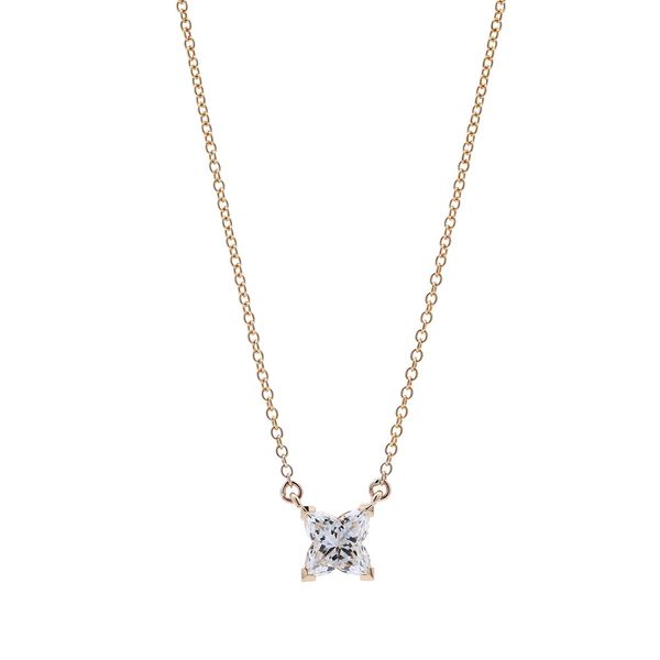 Star Cut Diamond Solitaire Pendant Joe Escobar Diamonds Campbell, CA