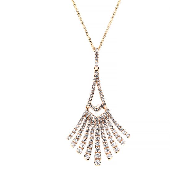 Diamond Pave Drop Pendant Joe Escobar Diamonds Campbell, CA