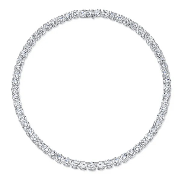 Diamond Line Necklace Joe Escobar Diamonds Campbell, CA