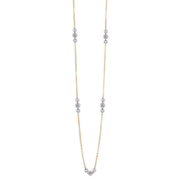 Pierced Diamond by the Yard Necklace Joe Escobar Diamonds Campbell, CA