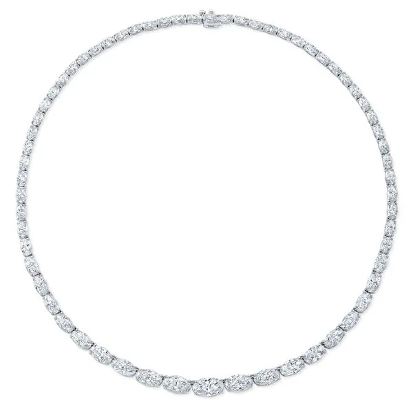 Rahaminov Design Oval Diamond Necklace Joe Escobar Diamonds Campbell, CA
