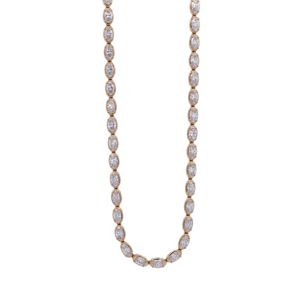Diamond Necklace Oval Diamonds Joe Escobar Diamonds Campbell, CA