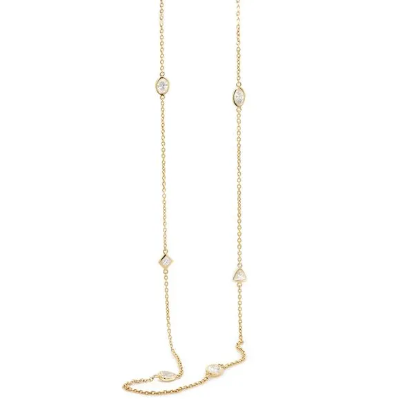 Yellow Gold Diamonds by the Yard Necklace Joe Escobar Diamonds Campbell, CA