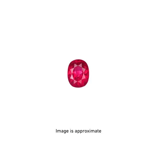 Ruby and Diamond Halo Pendant Image 3 Joe Escobar Diamonds Campbell, CA