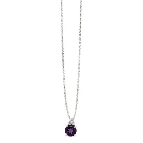 Amethyst and Diamond Pendant Joe Escobar Diamonds Campbell, CA