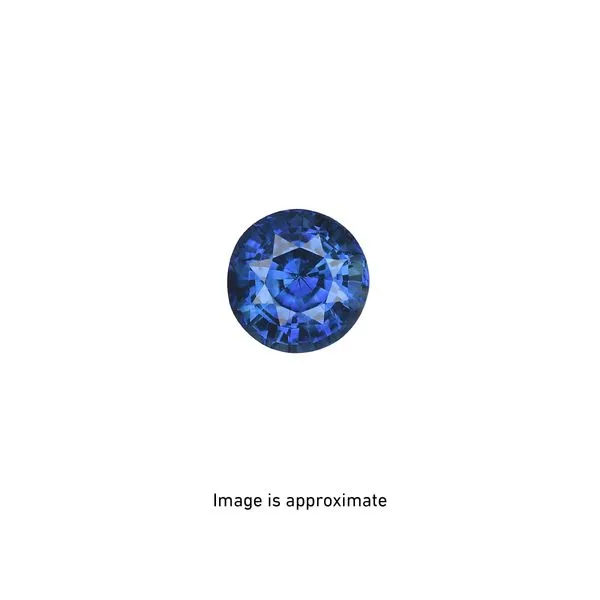 Round Sapphire Halo Pendant Image 2 Joe Escobar Diamonds Campbell, CA