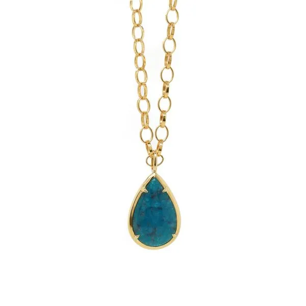 Paraiba Tourmaline Pear Pendant Joe Escobar Diamonds Campbell, CA
