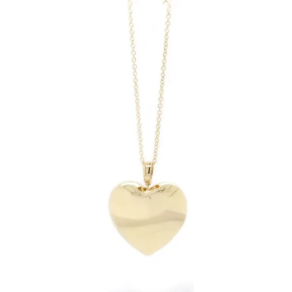 Italian Puff Heart Pendant Joe Escobar Diamonds Campbell, CA