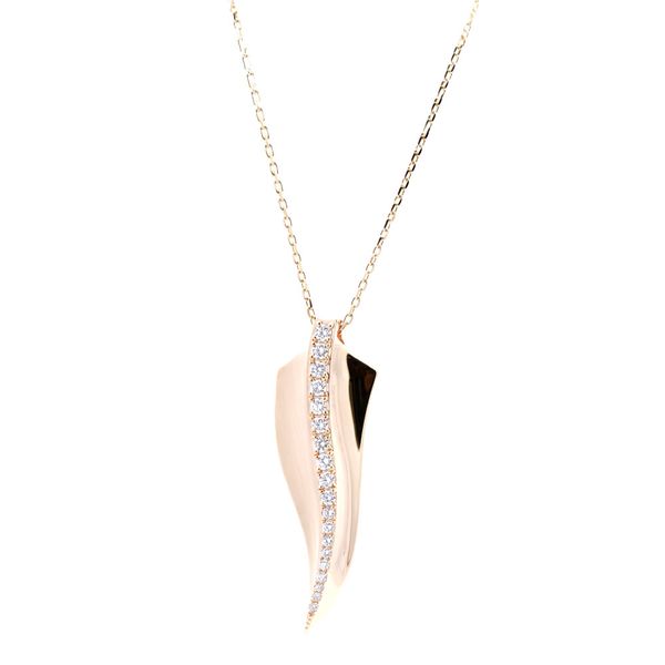 Diamond Pave Freeform Pendant Joe Escobar Diamonds Campbell, CA