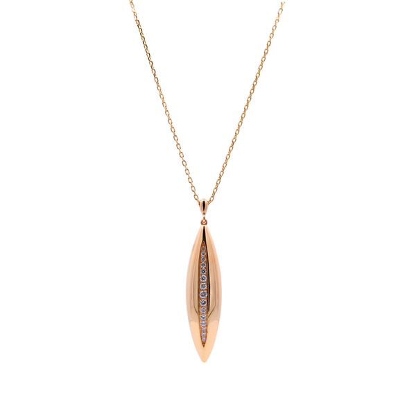 Diamond Pave Drop Pendant Joe Escobar Diamonds Campbell, CA