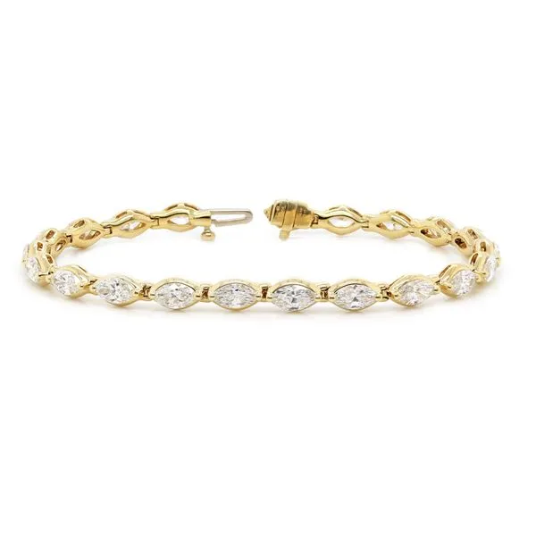 East-West Marquise Diamond Tennis Bracelet Joe Escobar Diamonds Campbell, CA