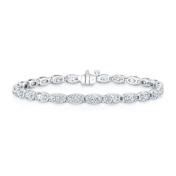 Rahaminov Design Oval Diamond Tennis Bracelet Joe Escobar Diamonds Campbell, CA