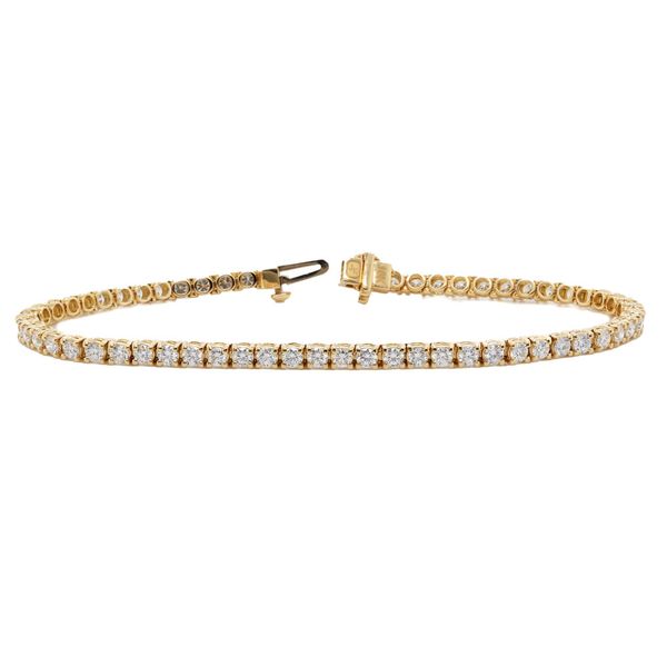 Diamond Tennis Bracelet 3ct twt Joe Escobar Diamonds Campbell, CA