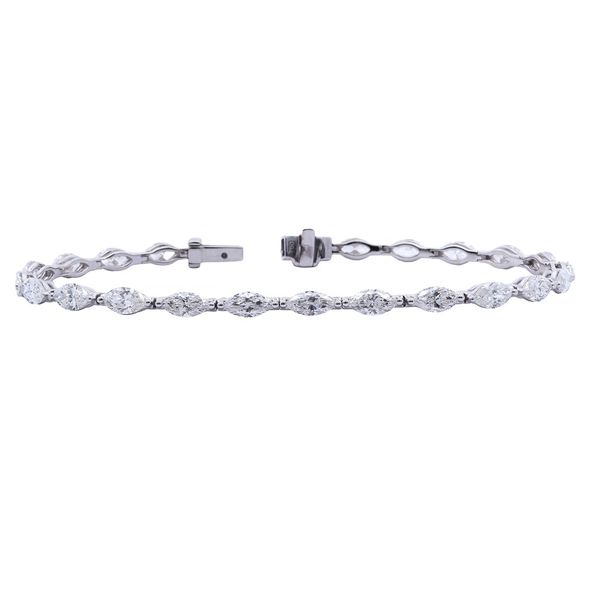 Marquise Diamond Tennis Bracelet Joe Escobar Diamonds Campbell, CA