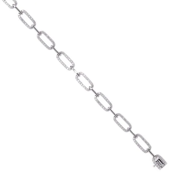 Diamond Pave Link Bracelet Joe Escobar Diamonds Campbell, CA