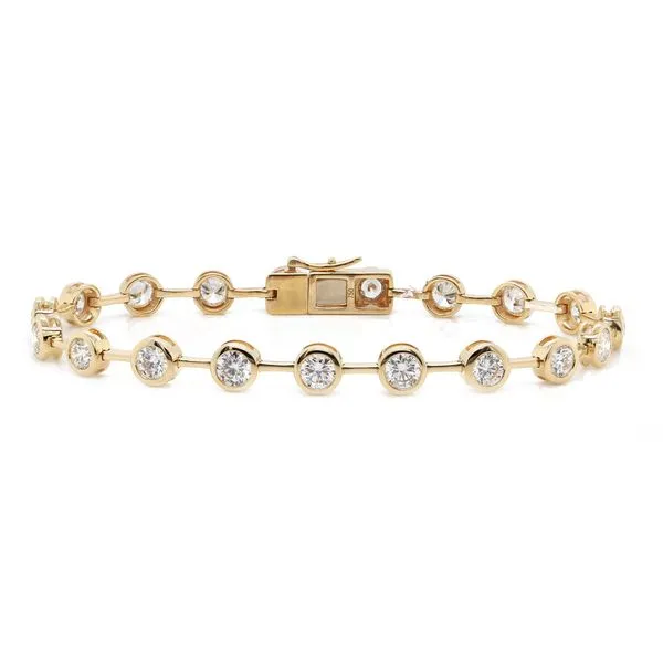 Bezel Set Diamond Bracelet Joe Escobar Diamonds Campbell, CA