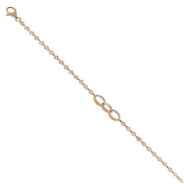 Interlocking Circle Diamond Bracelet Joe Escobar Diamonds Campbell, CA