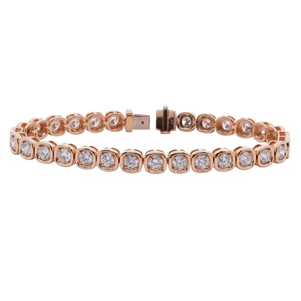 Illusion Bezel Diamond Tennis Bracelet Joe Escobar Diamonds Campbell, CA