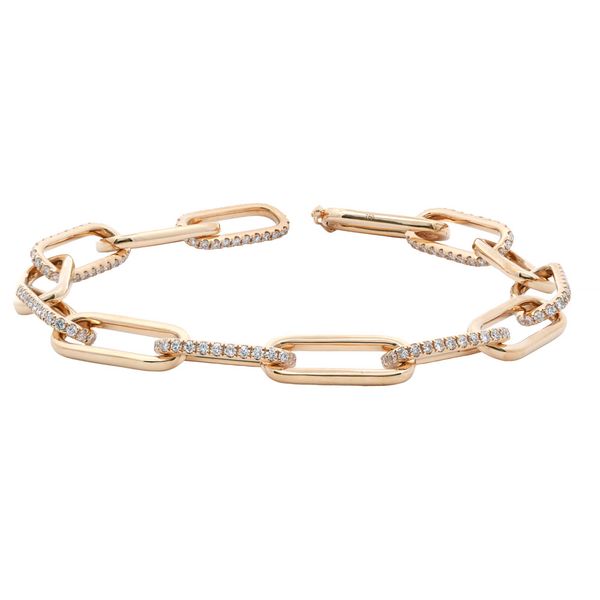 Diamond Pave Link Bracelet Joe Escobar Diamonds Campbell, CA