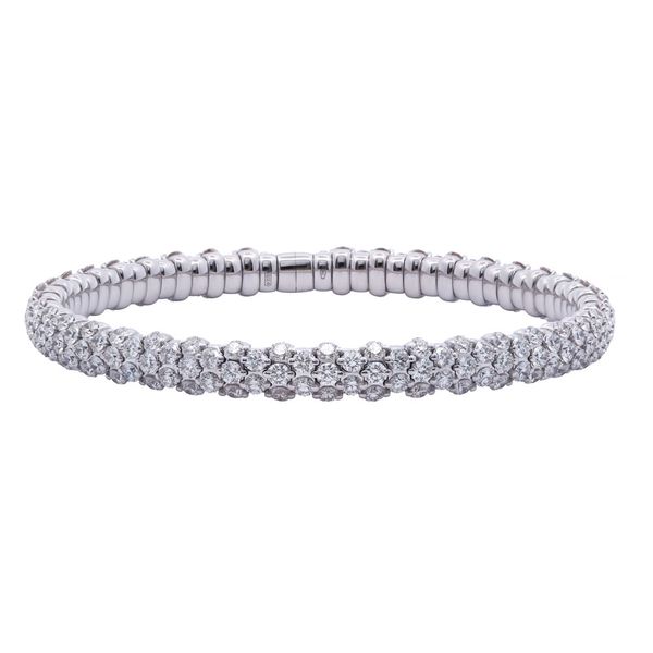 Expandable Diamond Pave Bangle Bracelet Joe Escobar Diamonds Campbell, CA