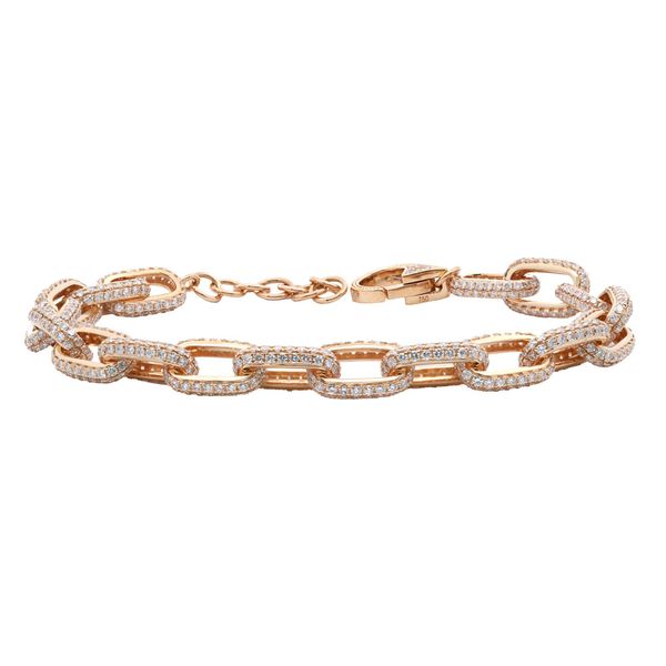 Diamond Pave Link Bracelet Joe Escobar Diamonds Campbell, CA