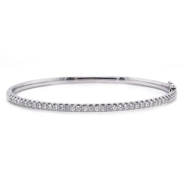 Pave Set Diamond Bangle Bracelet Joe Escobar Diamonds Campbell, CA