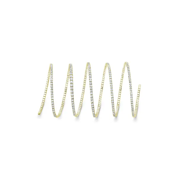Diamond Coil Bracelet Joe Escobar Diamonds Campbell, CA