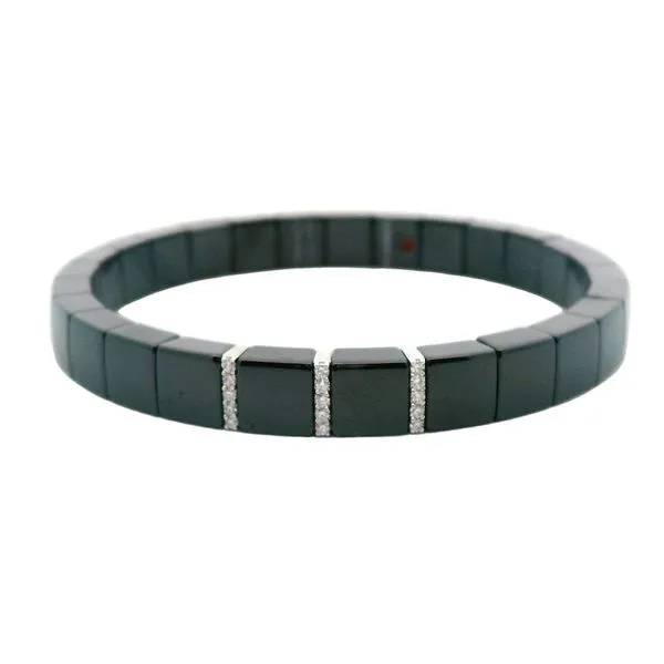 Roberto Demeglio Black Ceramic Bracelet Joe Escobar Diamonds Campbell, CA