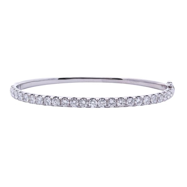 Diamond Pave Bangle Bracelet 3ct twt Joe Escobar Diamonds Campbell, CA