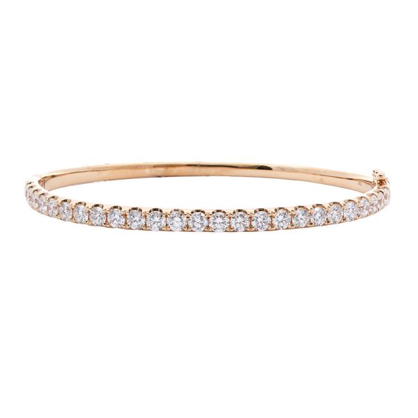 Diamond Pave Bangle Bracelet 3ct twt Joe Escobar Diamonds Campbell, CA