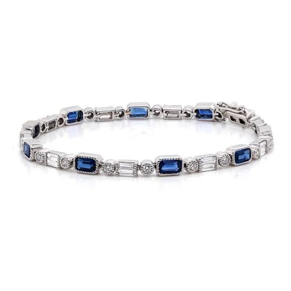 Sapphire And Diamond Bracelet Joe Escobar Diamonds Campbell, CA