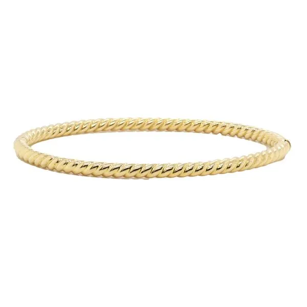 Italian Twist Bangle Bracelet Joe Escobar Diamonds Campbell, CA
