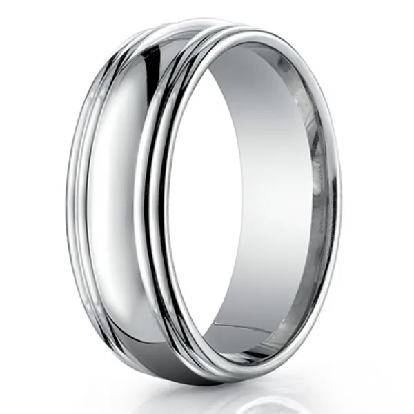 Double Rimmed Edge Band Joe Escobar Diamonds Campbell, CA