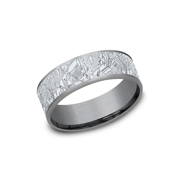 Grey Tantalum Wedding Band Joe Escobar Diamonds Campbell, CA